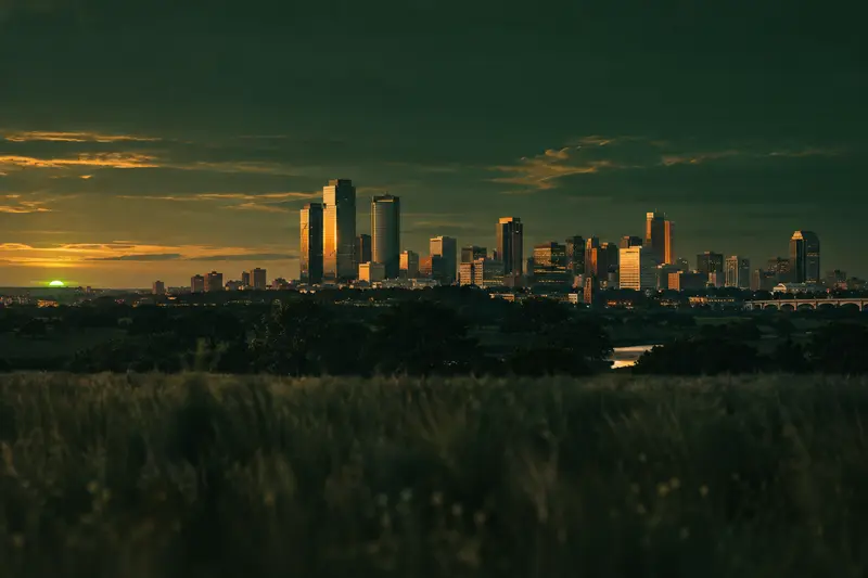 Fort Worth at dusk